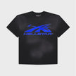 Hellstar Gel Sport Logo T-Shirt 'Black/Blue'