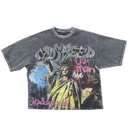 Godspeed Vandal T-Shirt 'Grey Wash'