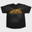 Hellstar Gel Sport Logo T-Shirt 'Black/Orange'