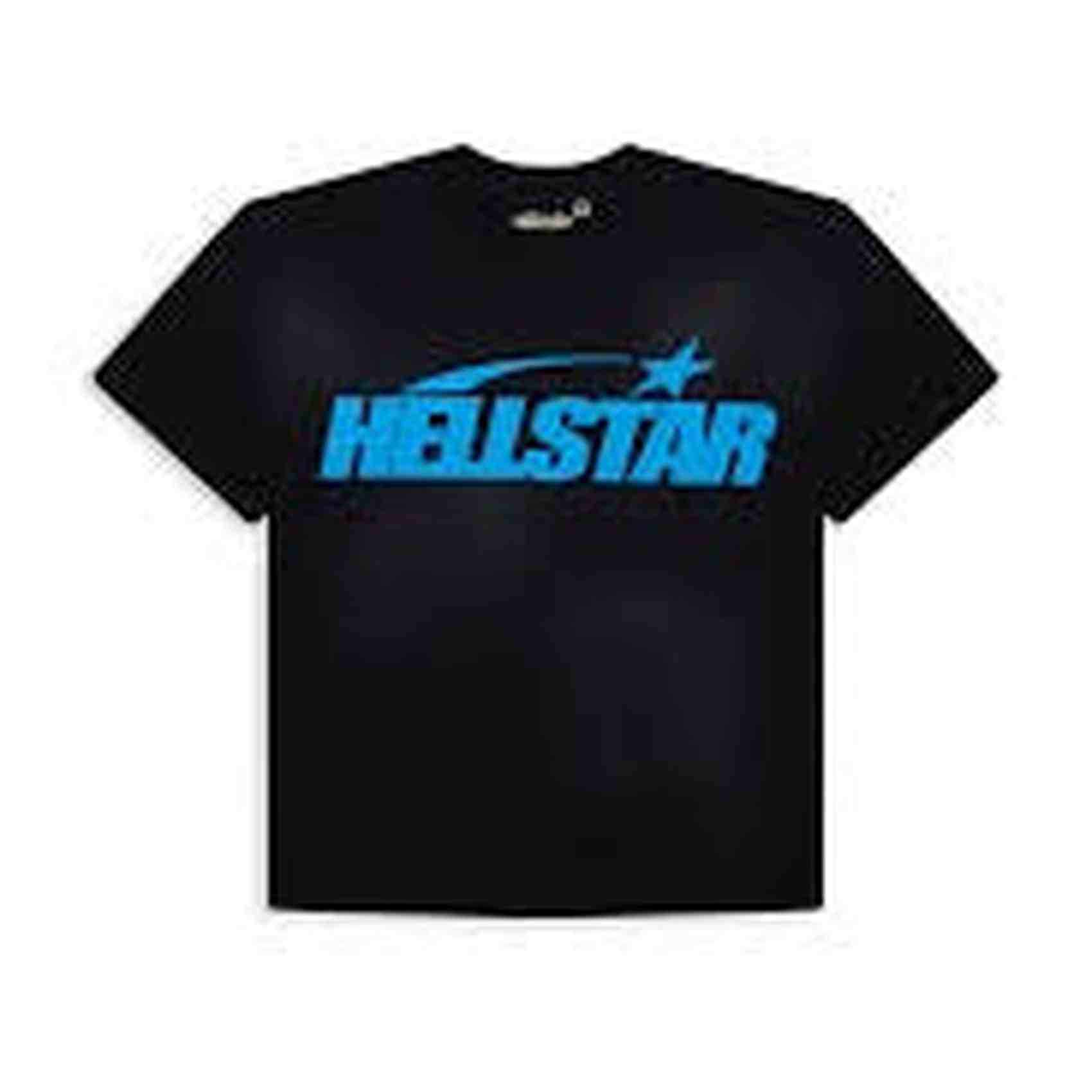 Hellstar Classic T-shirt (Regular Print) 'Black/Blue'
