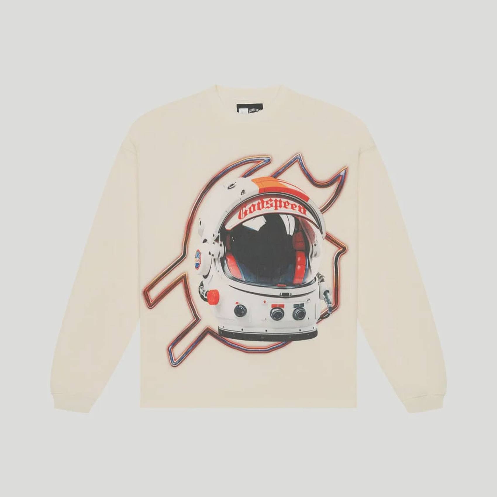 Godspeed 'Lift Off'  L/S T-Shirt ( Bone)