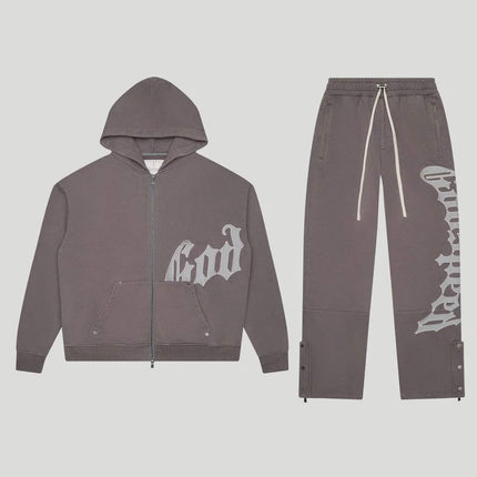 Godspeed OG Logo Sweatsuit V2 ' Stone Grey'