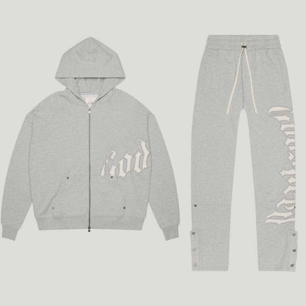 Godspeed OG Logo Sweatsuit V2 'Heather Grey/Bone '