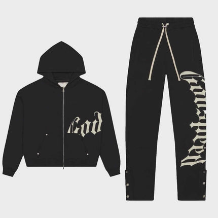 Godspeed OG Logo Sweatsuit V2 'Black/Bone'