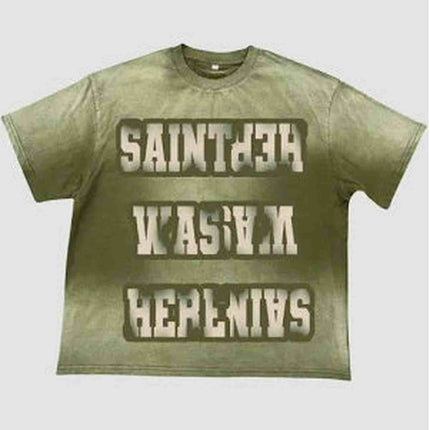 Saint Vanity 'Saint Was Here' Tee Green