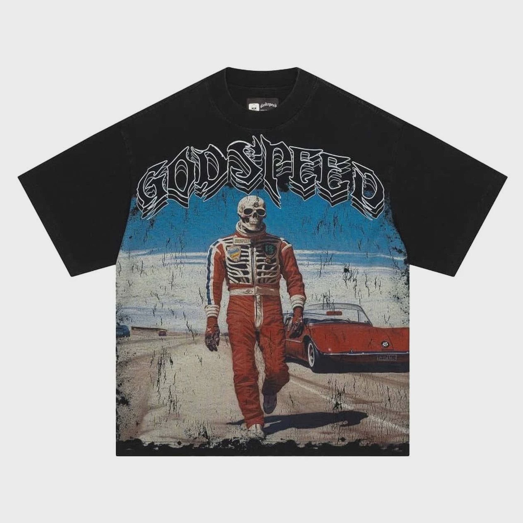 Godspeed 'F1 Skele Rarri' Tee Black Tee