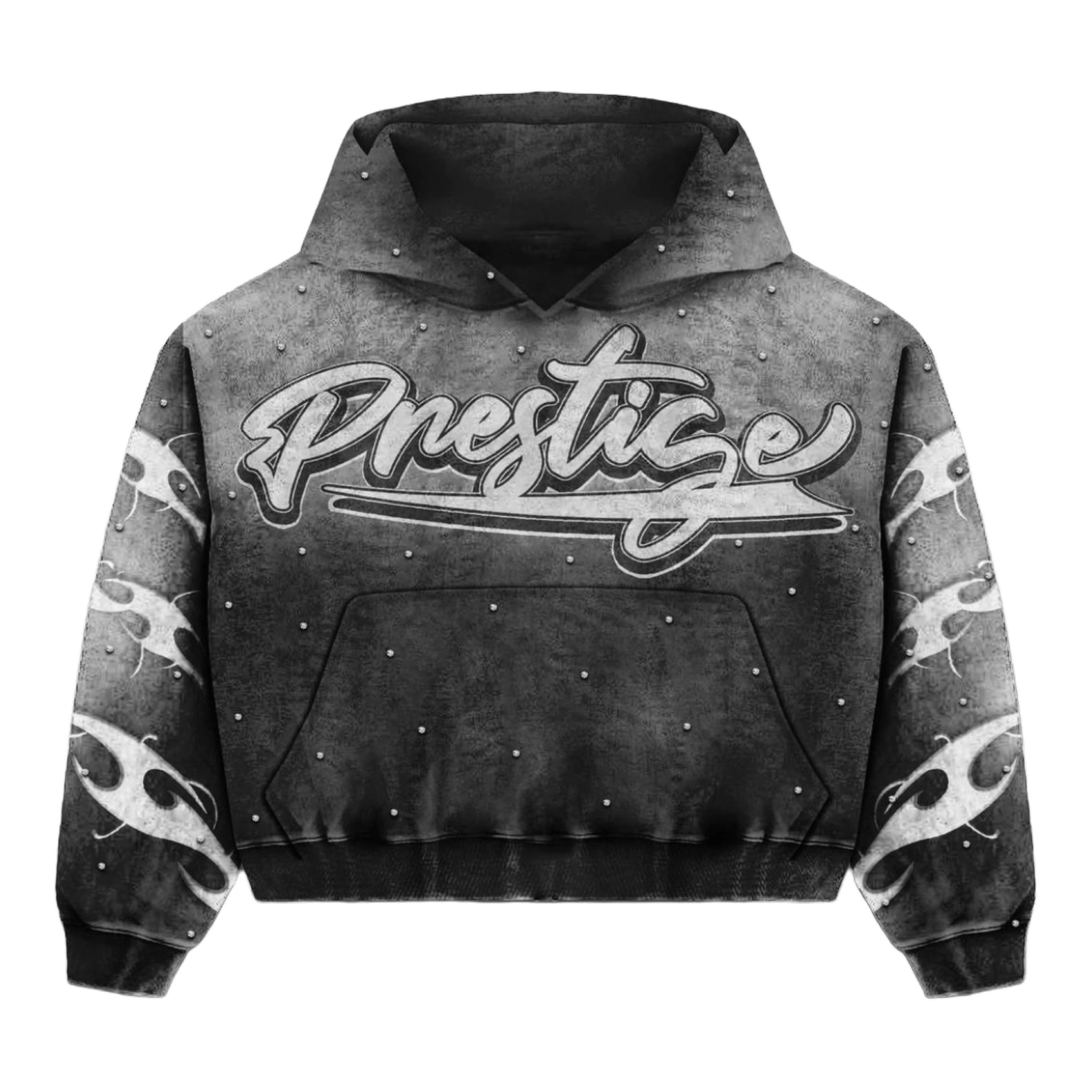PRST-FLAMESHOOD-BLK - Image