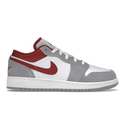 Jordan 1 Low 'Smoke Grey Gym Red' GS